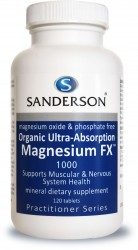 High Magnesium Organic Magnesium FX 120 tabs