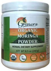 Moringa Leaf Powder Organic 240g (Grenera)