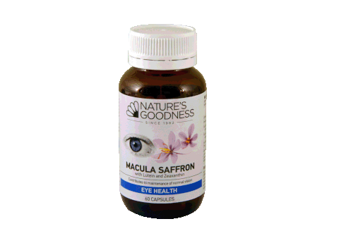 Macula Saffron Nature's Goodness 30mg 60 caps