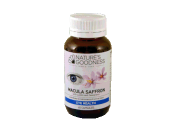 Macula Saffron Nature's Goodness 30mg 60 caps