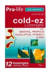 Cold-ez Lozenges Menthol 70g