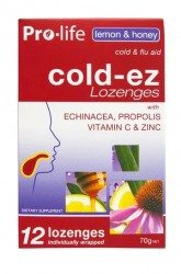 Cold-ez Lozenges Lemon & Honey 70g