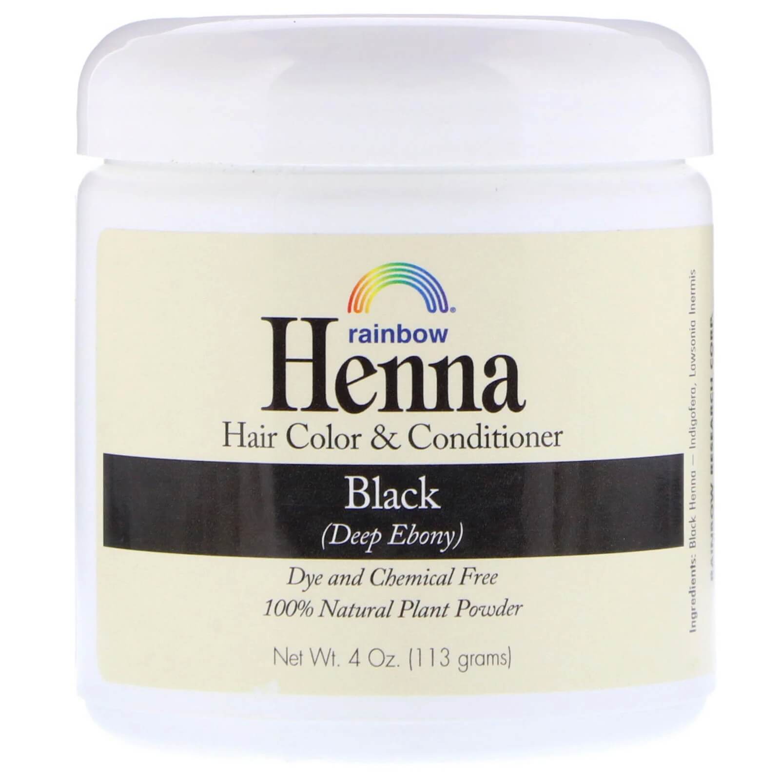 Rainbow Research Henna - Black