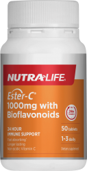 Nutralife Ester-C 1000mg + Bioflavonoids 50, 100 &amp; 200 tabs