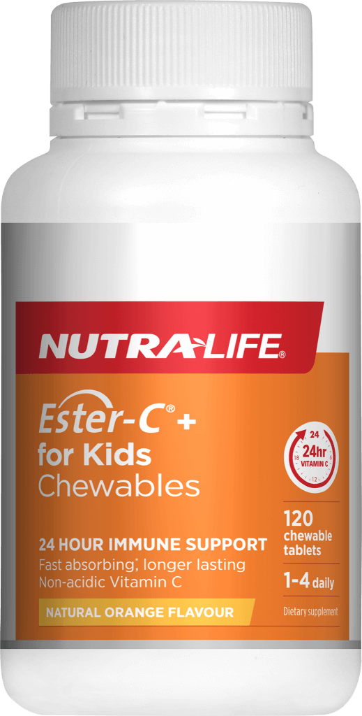 Nutralife Ester-C for Kids 120 chewable tabs