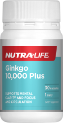 Nutralife Ginkgo 10,000 Plus 30 caps