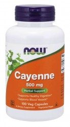 Cayenne 500mg 100 vegecaps Now