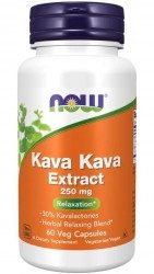 Kava Kava  Extract 250mg 60 vegecaps Now