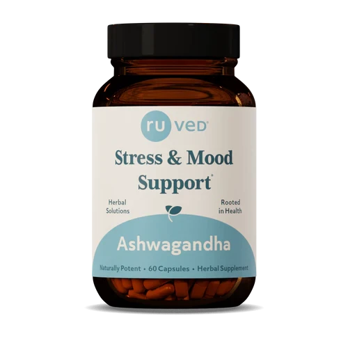 Ruved Stress & Mood Support Ashwaganda 60 caps