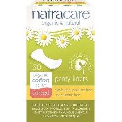 Panty Liners Natracare Curved 30