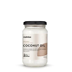 Melrose Coconut Oil 325 ml, Full Flavour or Flavour Free