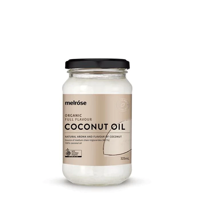 Melrose Coconut Oil 325 ml, Full Flavour or Flavour Free