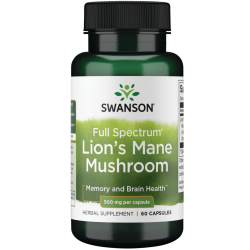 Swanson Lion's Mane Mushroom 60vcaps