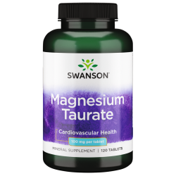 Swanson Magnesium Taurate 100mg 120 tabs
