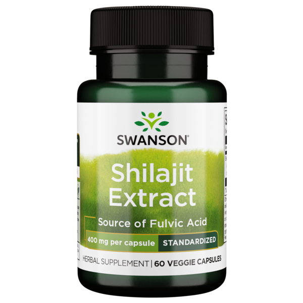 Swanson Shilajit Extract 400mg 60 vege caps