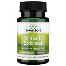 Swanson Shilajit Extract 400mg 60 vege caps