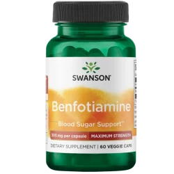 Swanson Benfotiamine Max Strength 300mg 60 vcaps