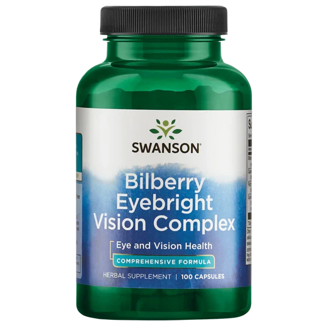 Swanson Bilberry Eyebright Vision Complex 100 caps