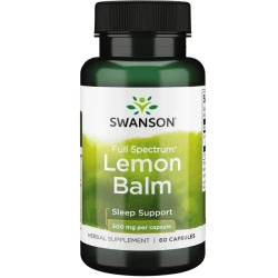 Swanson Lemon Balm Full Spectrum 500mg 60 caps