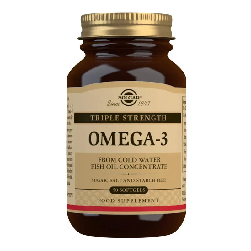 Solgar Triple Strength Omega-3 Fish Oil 100 soft gels