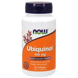 NOW Ubiquinol 100mg 60 soft gels