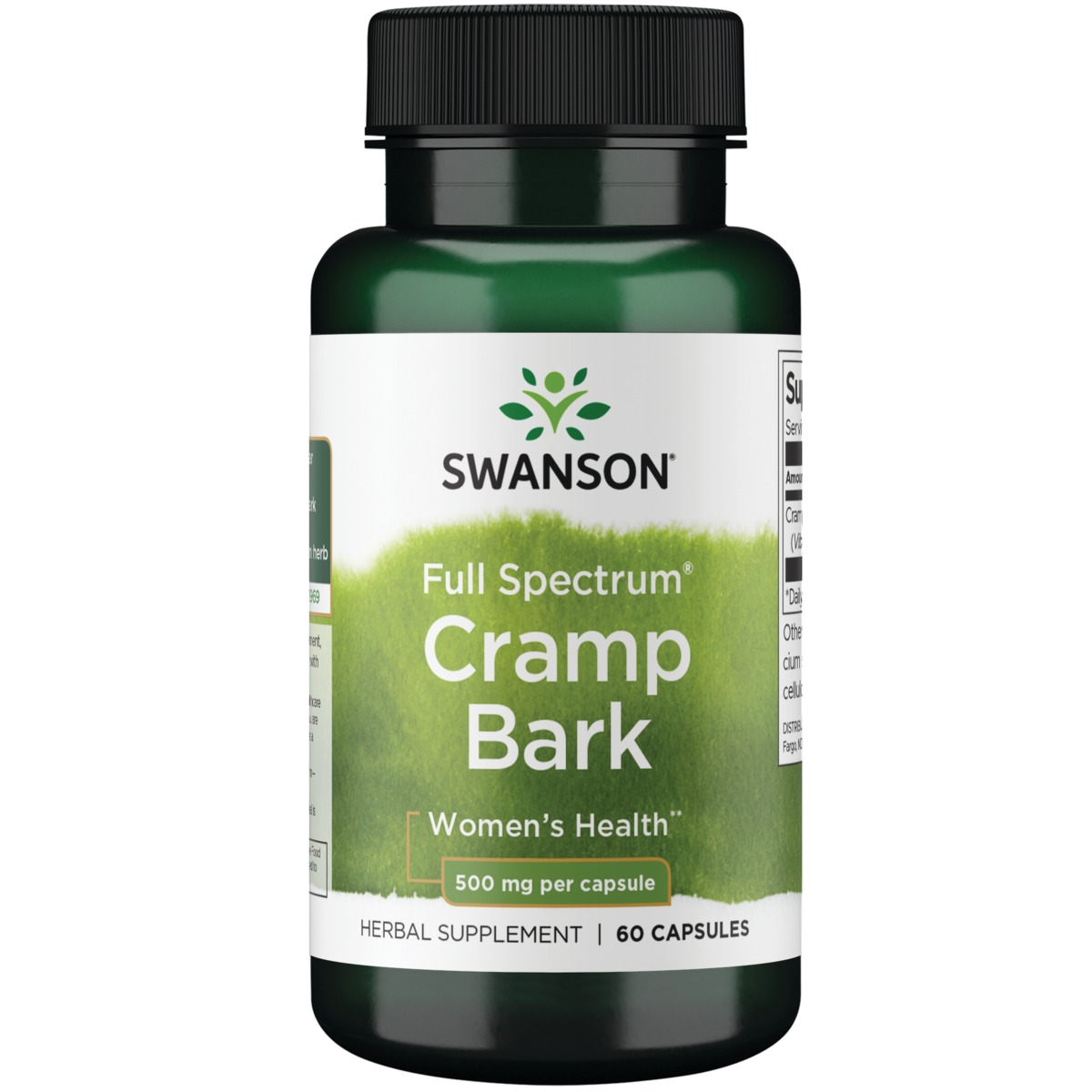 Swanson Cramp Bark 500mg 60 caps