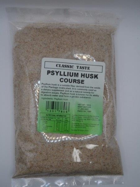 Psyllium Husk Coarse 150g & Fine 200g Organic Classic Taste