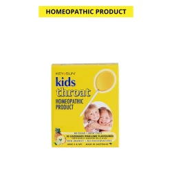 Lollipops Kids' Homeopathic Throat Key Sun 10s Pine-Lime