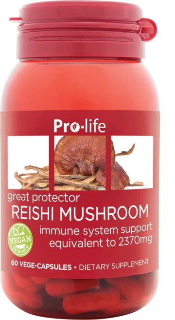Reishi Mushroom 2,370mg 60 vege caps