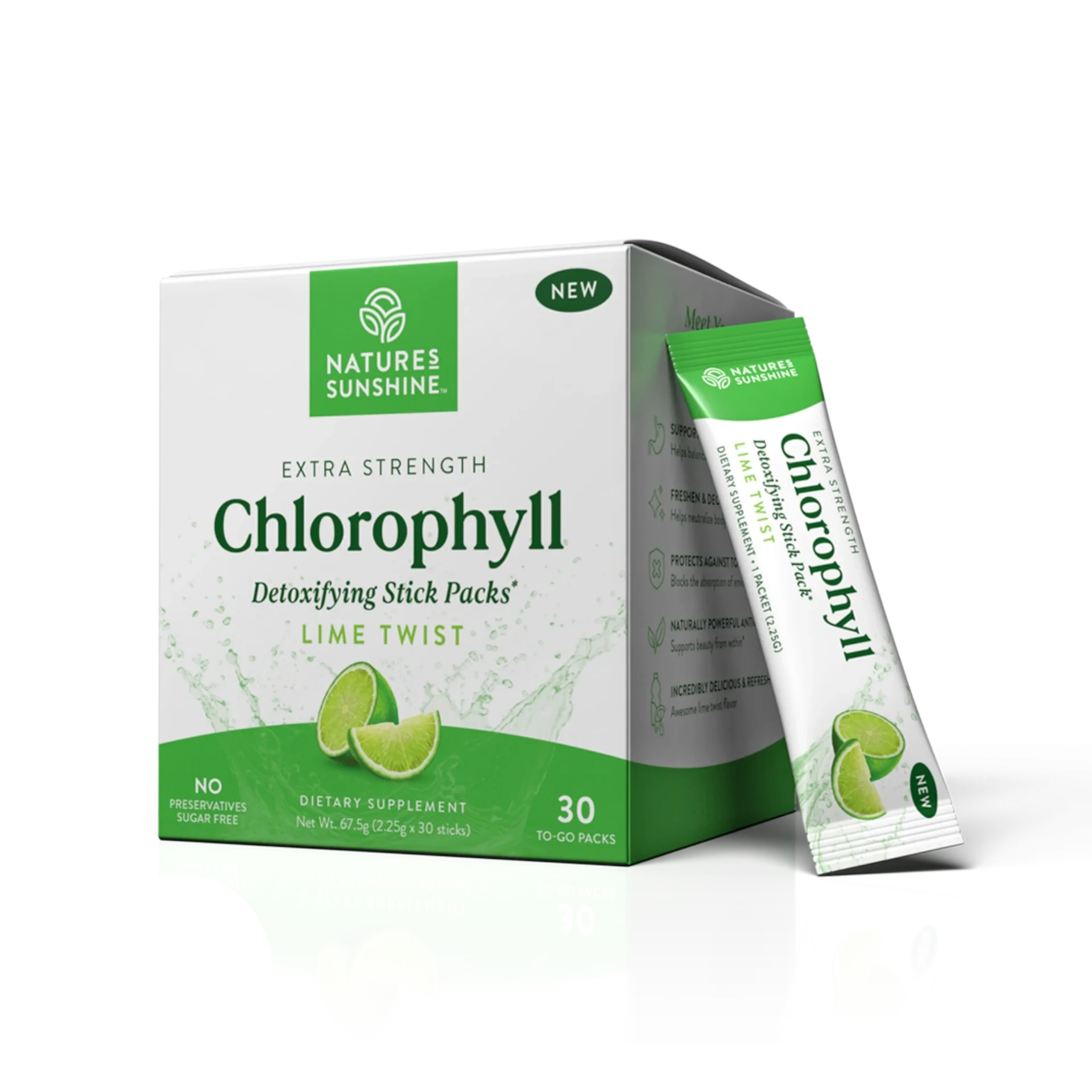 Chlorophyll Stick Pack 30s Lime