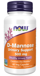 D-Mannose 500mg 120 vege caps (Now)
