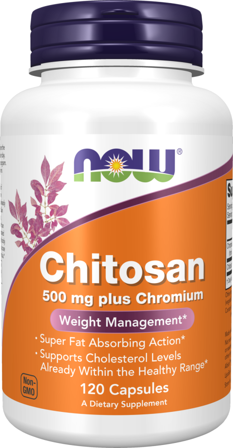 Chitosan 500mg plus Chromium 120 caps (Now)