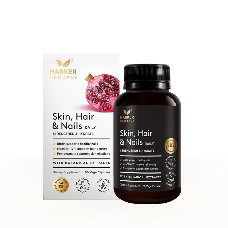 Skin, Hair & Nails 60 vege caps Harker Herbals