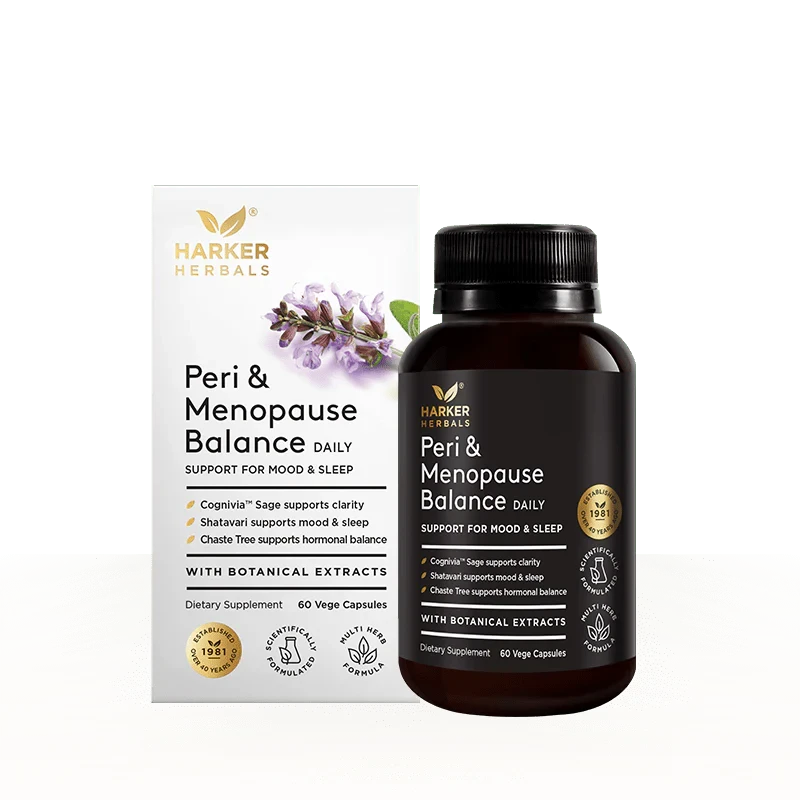 Peri & Menopause Balance 60 vege caps Harker Herbals