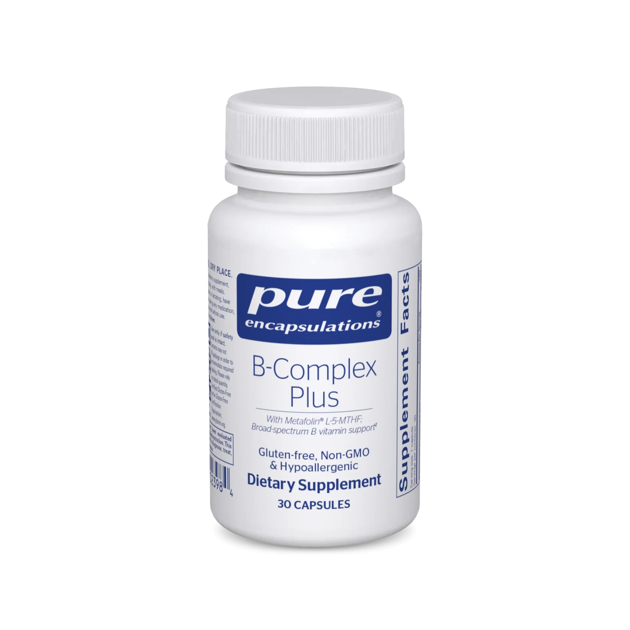 B Complex Plus 30 caps Pure Encapsulations