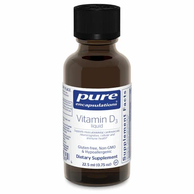 Vitamin D3 25mcg 22.5ml drops Pure Encapsulations