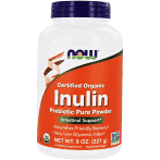 NOW Certified Organic Inulin Pure Powder 227g