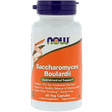 NOW Saccharomyces Boulardii - Gastrointestinal Support Veg Capsules 60