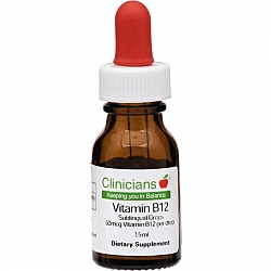 Clinicians Vitamin B12 50mcg/drop  15ml Oral Drops