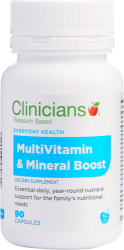 Clinicians MultiVitamin & Mineral Boost 90 caps