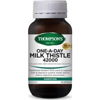 Thompson's Milk Thistle 42000 One-a-Day Capsules 30