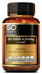 GO Kava 4,200mg 1-a-Day 30 Vege caps