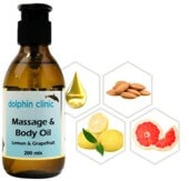 Lemon & Grapefruit Massage & Body Oil 200ml