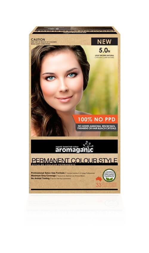 Aromaganic Hair Colour 5.0 Light Brown
