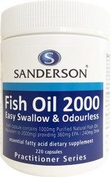 Fish Oil 2000 -360 EPA/240 DHA (1000mg conc.) 220caps